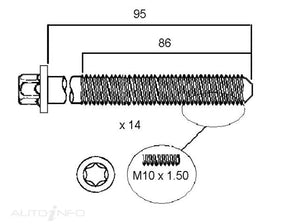 HEAD BOLT SET BMW M50 M52-PERMASEAL-Autoignite NZ