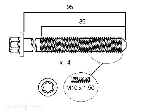HEAD BOLT SET BMW M50 M52-PERMASEAL-Autoignite NZ