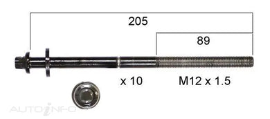 HEAD BOLT SET BMW N47-PERMASEAL-Autoignite NZ
