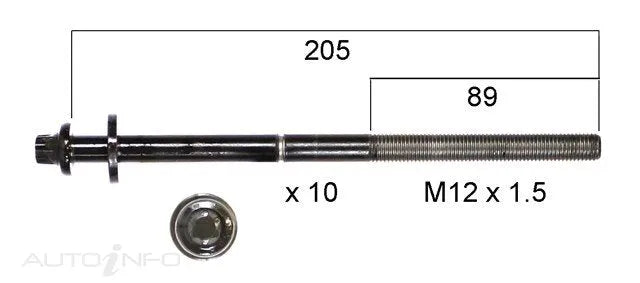 HEAD BOLT SET BMW N47-PERMASEAL-Autoignite NZ