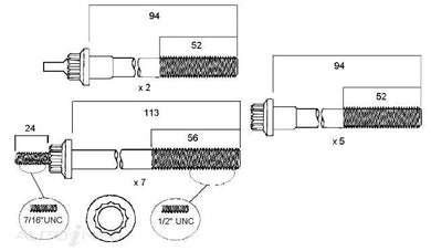 HEAD BOLT SET CHRYSLER JEEP-PERMASEAL-Autoignite NZ