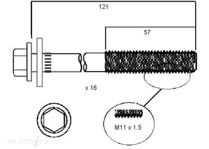 HEAD BOLT SET CHRYSLER-PERMASEAL-Autoignite NZ