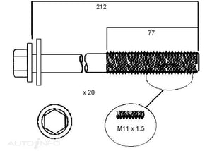 HEAD BOLT SET FORD 5.4-PERMASEAL-Autoignite NZ