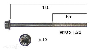 HEAD BOLT SET FORD MGDA-PERMASEAL-Autoignite NZ