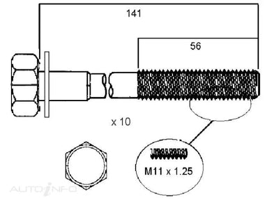 HEAD BOLT SET HOLDEN 1.6 1.8 2.0 | HBS049-PERMASEAL-Autoignite NZ