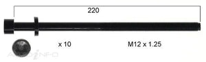 HEAD BOLT SET HOLDEN Z19DTH-PERMASEAL-Autoignite NZ