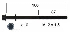 HEAD BOLT SET HOLDEN Z20S1-PERMASEAL-Autoignite NZ