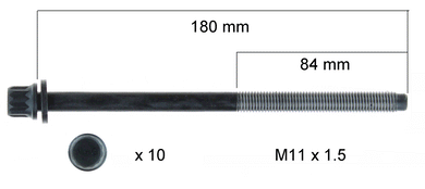 HEAD BOLT SET HONDA R18A R20A-PERMASEAL-Autoignite NZ