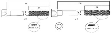 HEAD BOLT SET HYUNDAI G4GM-G4GF-PERMASEAL-Autoignite NZ