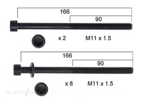 HEAD BOLT SET HYUNDAI | HBS286-PERMASEAL-Autoignite NZ
