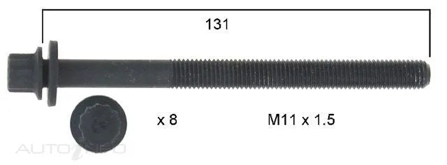 HEAD BOLT SET HYUNDAI | HBS303H-PERMASEAL-Autoignite NZ