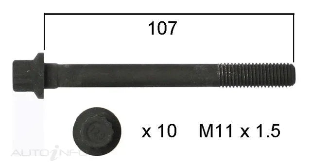 HEAD BOLT SET MAZDA BP-PERMASEAL-Autoignite NZ