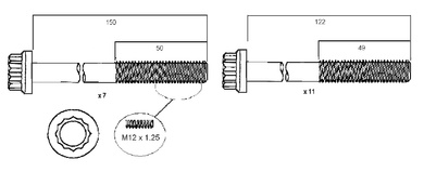 HEAD BOLT SET MAZDA SL-PERMASEAL-Autoignite NZ