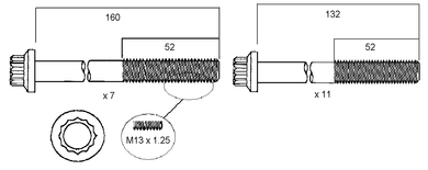 HEAD BOLT SET MAZDA TF TM-PERMASEAL-Autoignite NZ
