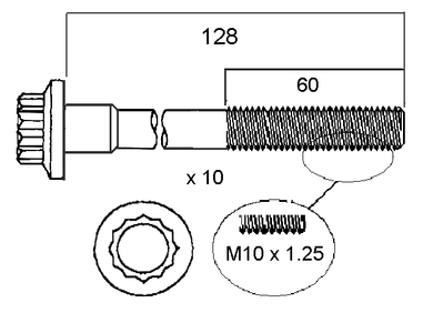 HEAD BOLT SET MAZDA ZY-PERMASEAL-Autoignite NZ