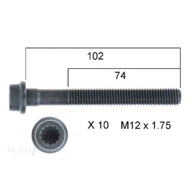 HEAD BOLT SET MERCEDES | HBS199-PERMASEAL-Autoignite NZ