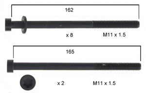 HEAD BOLT SET MITSUBISHI 4B11 4B12-PERMASEAL-Autoignite NZ