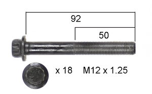 HEAD BOLT SET MITSUBISHI 4D56DI-T-PERMASEAL-Autoignite NZ