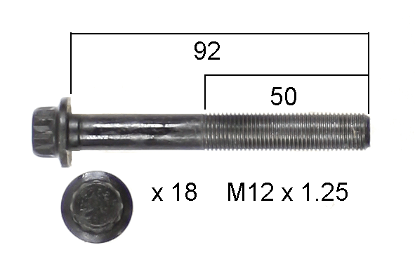 HEAD BOLT SET MITSUBISHI 4D56DI-T-PERMASEAL-Autoignite NZ