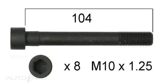 HEAD BOLT SET MITSUBISHI | HBS297H-PERMASEAL-Autoignite NZ