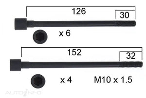 HEAD BOLT SET NISSAN L16 L18 L10-PERMASEAL-Autoignite NZ