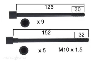 HEAD BOLT SET NISSAN L24 L26 L28-PERMASEAL-Autoignite NZ