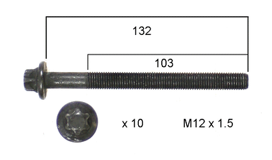 HEAD BOLT SET NISSAN M9R-PERMASEAL-Autoignite NZ