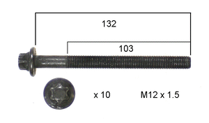 HEAD BOLT SET NISSAN M9R-PERMASEAL-Autoignite NZ