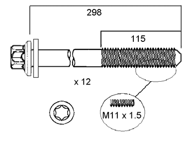HEAD BOLT SET ROVER 10P-PERMASEAL-Autoignite NZ