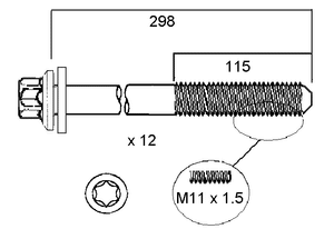 HEAD BOLT SET ROVER 10P-PERMASEAL-Autoignite NZ
