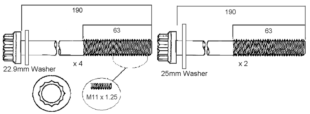HEAD BOLT SET SUBARU SOHC | HBS085H-PERMASEAL-Autoignite NZ