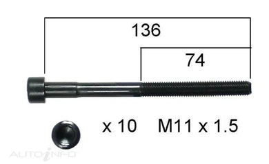 HEAD BOLT SET TOYOTA 1AZ-FSE-PERMASEAL-Autoignite NZ