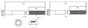 HEAD BOLT SET TOYOTA 2L 3L 5L-PERMASEAL-Autoignite NZ