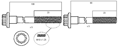 HEAD BOLT SET TOYOTA 4A 7A-PERMASEAL-Autoignite NZ