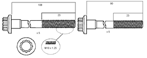 HEAD BOLT SET TOYOTA 4A 7A-PERMASEAL-Autoignite NZ
