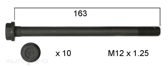 HEAD BOLT SET TOYOTA | HBS295-PERMASEAL-Autoignite NZ