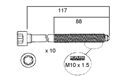 HEAD BOLT SET VOLKSWAGEN | HBS206-PERMASEAL-Autoignite NZ
