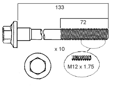 HEAD BOLT SET VOLVO | HBS109-PERMASEAL-Autoignite NZ