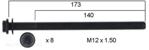 HEAD BOLT SET VW AUDI CJMA-PERMASEAL-Autoignite NZ