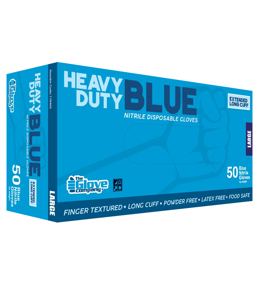 Heavy Duty Blue® Disposable Gloves Box of 50-TGC-Autoignite NZ