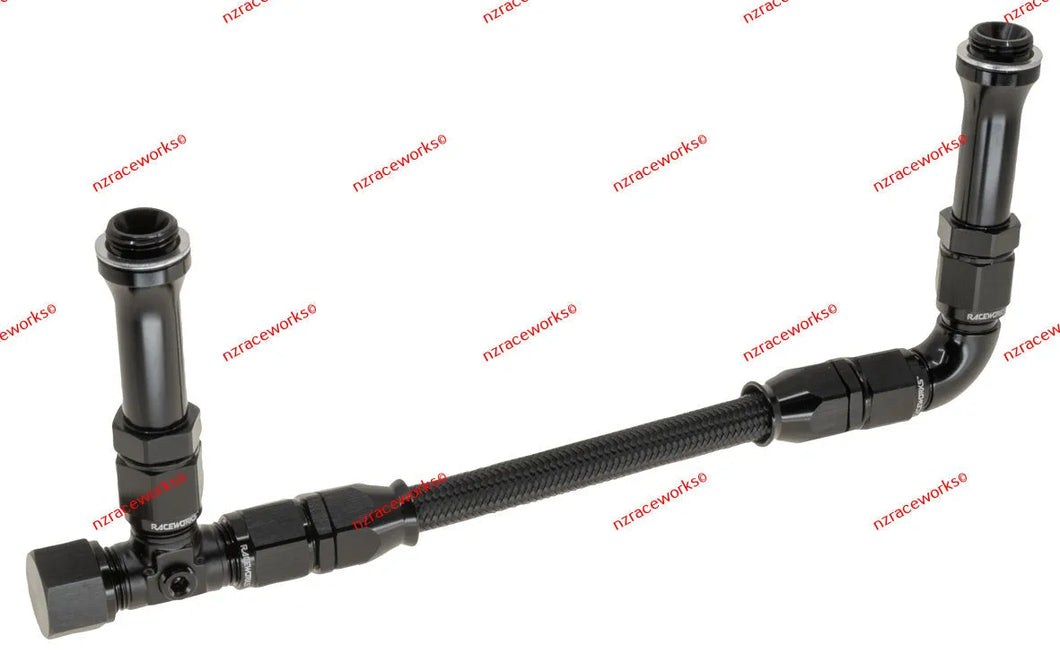 HOLLEY HP/QFT AN-8 DUAL FEED FUEL LINE KIT | RWF-165-08BK-NZRACEWORKS-Autoignite NZ
