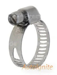 HOSE CLAMP PERFORATED FULL STAINLESS SLIM-ICON-Autoignite NZ