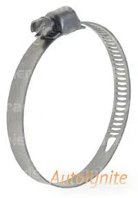 HOSE CLAMP PERFORATED FULL STAINLESS SLIM-ICON-Autoignite NZ