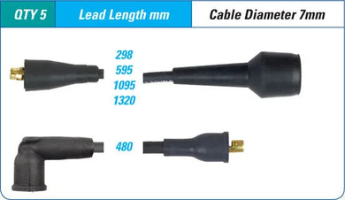 IGNITION LEAD SET CITROEN 1.0 1.2 1.3 | ILS-083M-AUTOIGNITE-Autoignite NZ