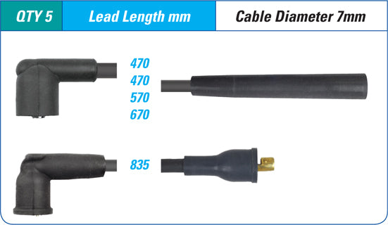 IGNITION LEAD SET | ILS-205M-AUTOIGNITE-Autoignite NZ