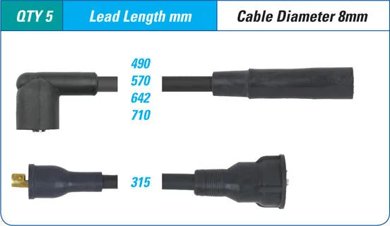 IGNITION LEAD SET | ILS-226M-AUTOIGNITE-Autoignite NZ