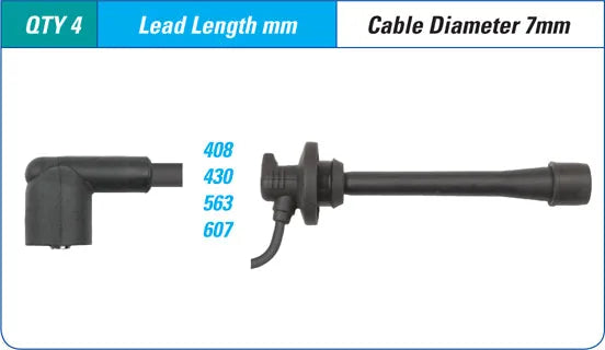 IGNITION LEAD SET | ILS-238M-AUTOIGNITE-Autoignite NZ