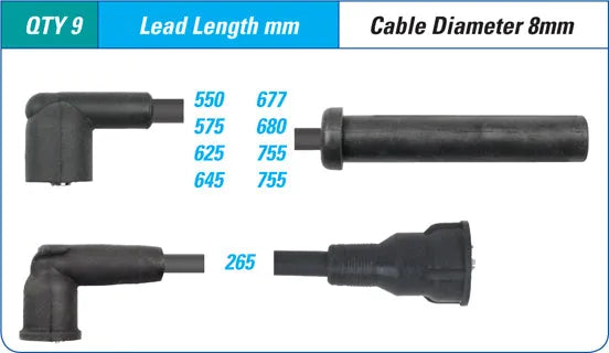 IGNITION LEAD SET | ILS-240M-AUTOIGNITE-Autoignite NZ