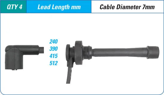 IGNITION LEAD SET | ILS-244M-AUTOIGNITE-Autoignite NZ