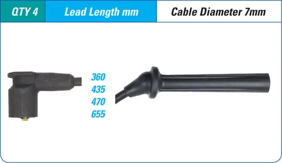 IGNITION LEAD SET | ILS-249M-AUTOIGNITE-Autoignite NZ